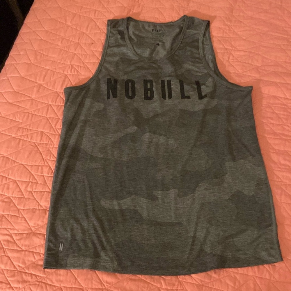 NOBULL Gray Camo Tank Top